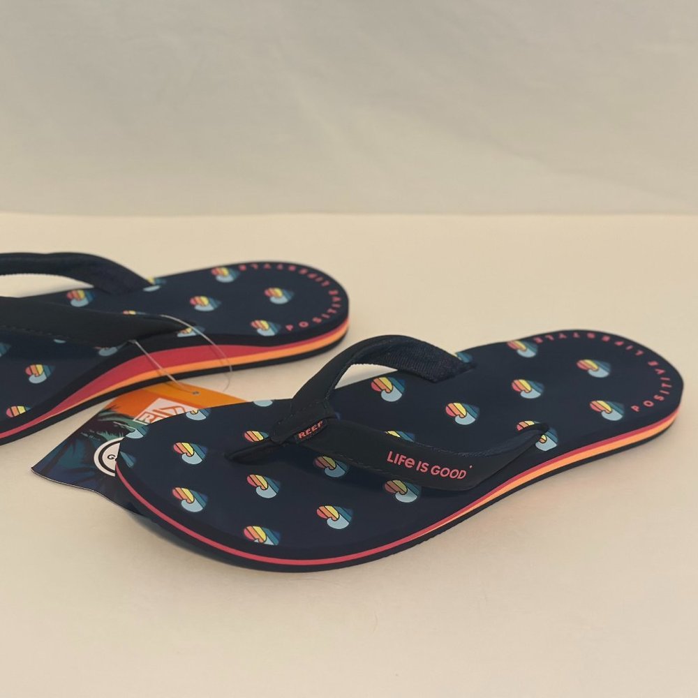 Reef / Life Is Good Flip Flops